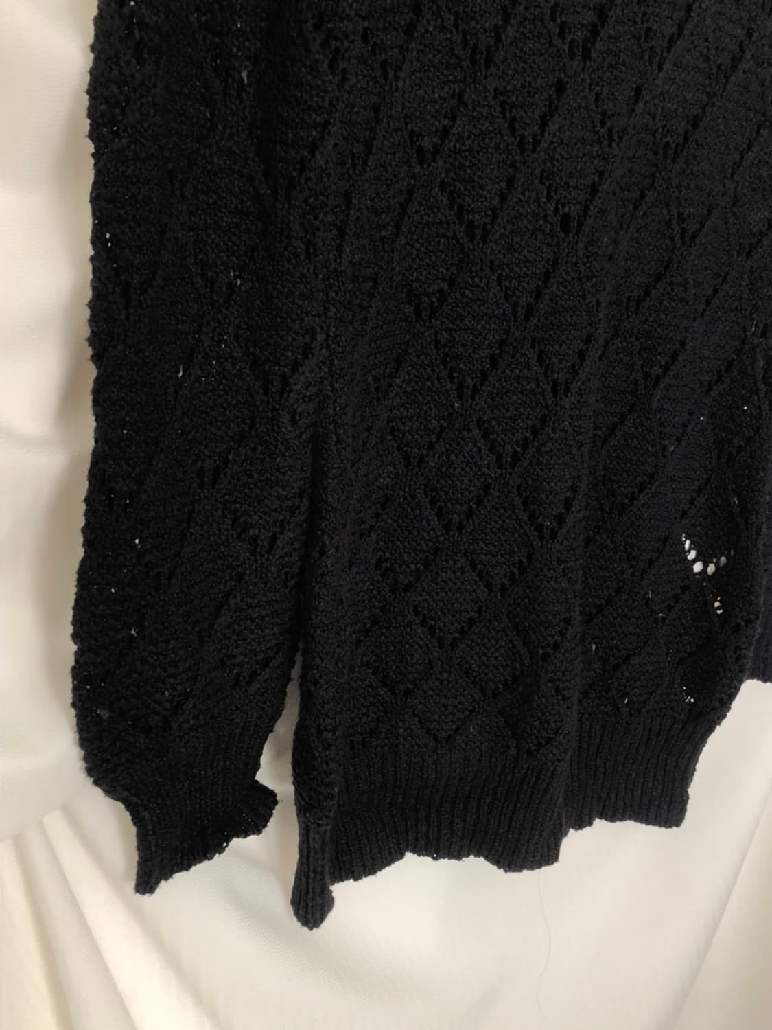 564. Black long knitwear 상품이미지4