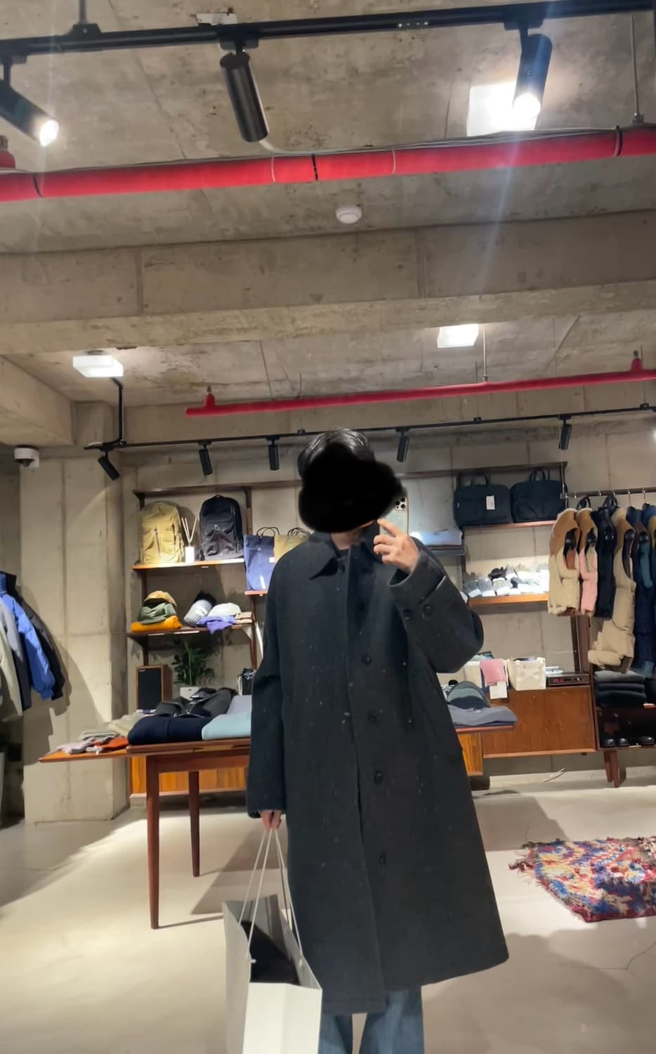 러프사이드 23FW 로버 코트 발마칸 상품이미지5