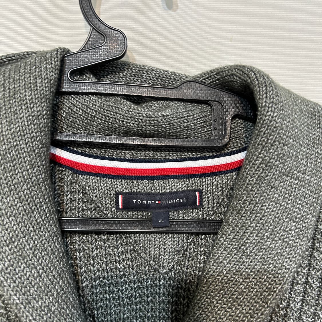 타미힐피거 남성 숄카라 가디건 XL  상품이미지2
