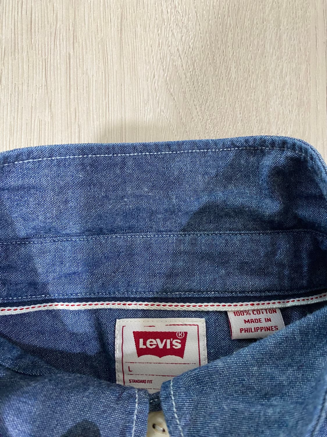 리바이스 샴브레이 셔츠 L 상품이미지10