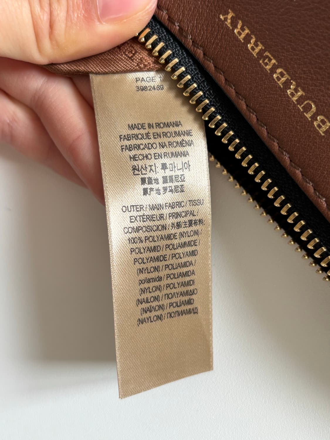 Burberry 버버리 페이톤 체크 크로스백  상품이미지9