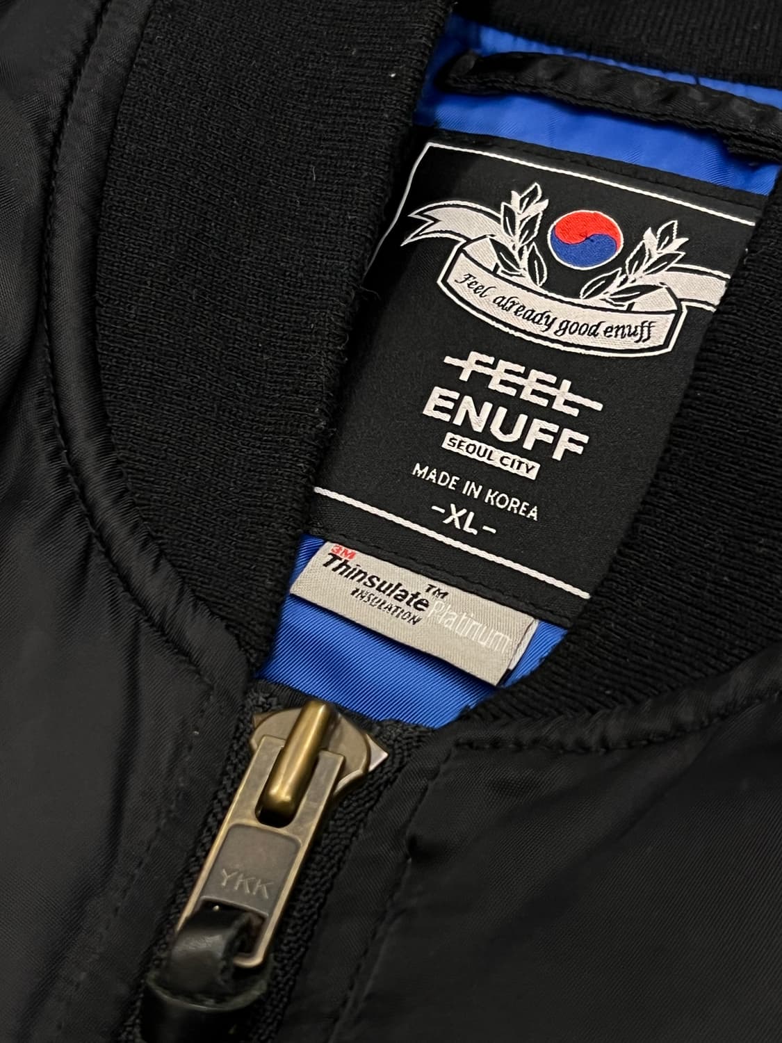 필이너프 초판 네버다이 MA-1 자켓 처분  상품이미지4