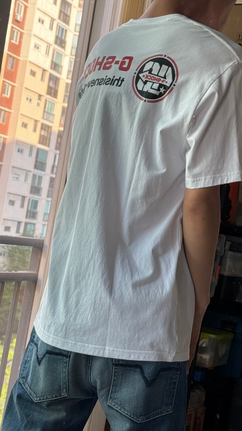 새상품 카시오 지샥 x 디스이즈네버댓 반팔 L 상품이미지6