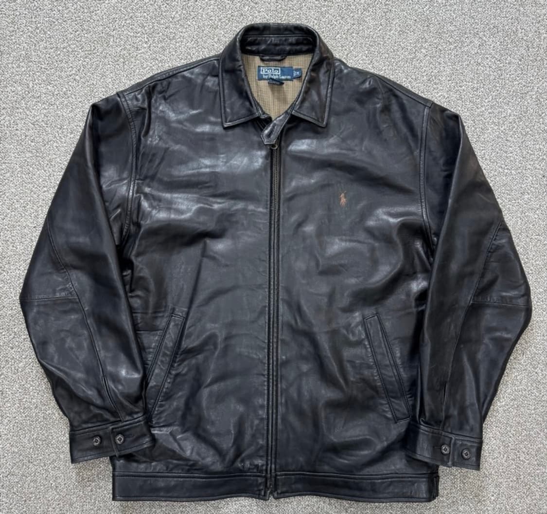 폴로 램스킨 레더자켓 상품이미지1