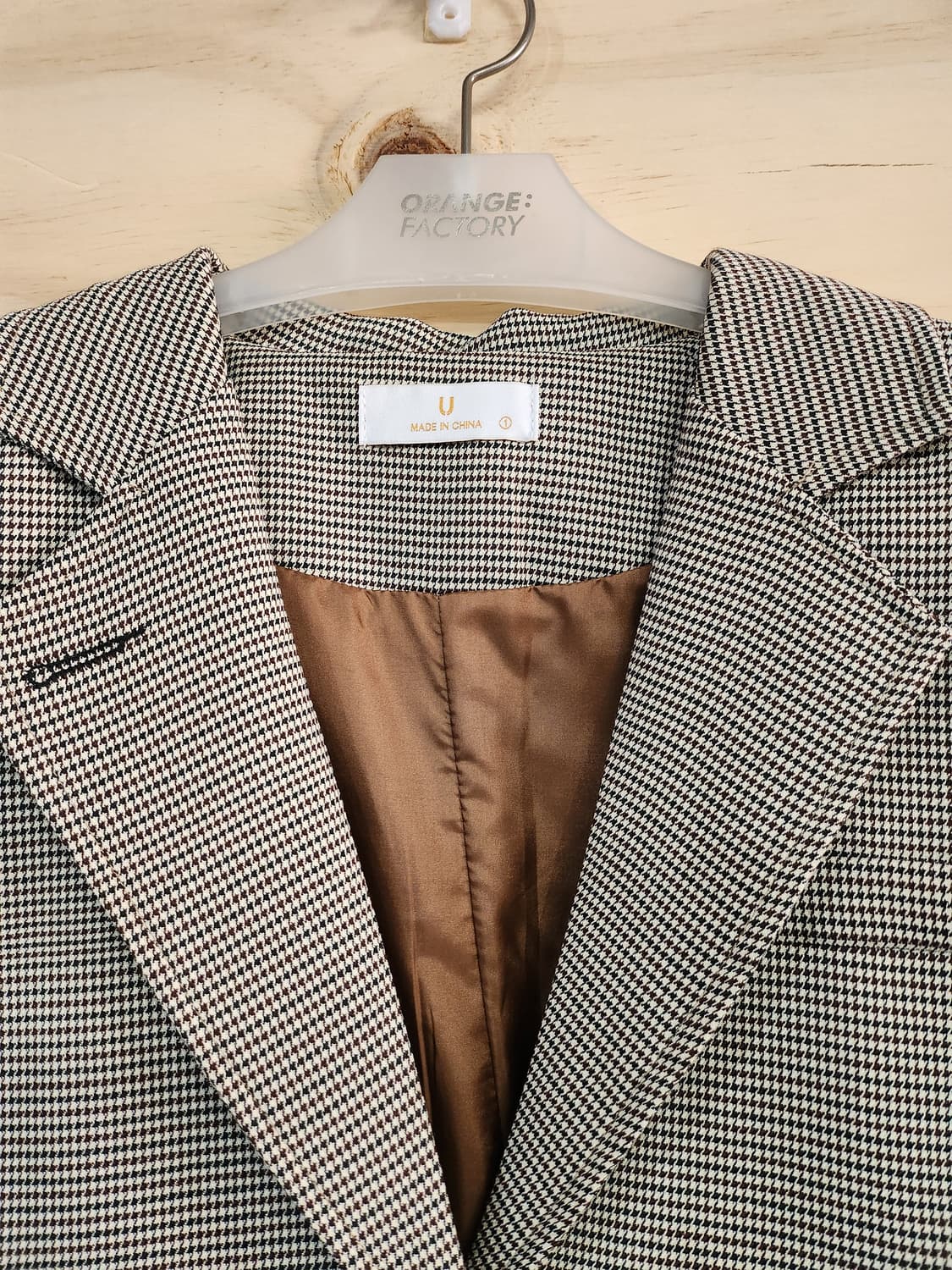 538) 체크 패턴 봄 자켓 상품이미지4