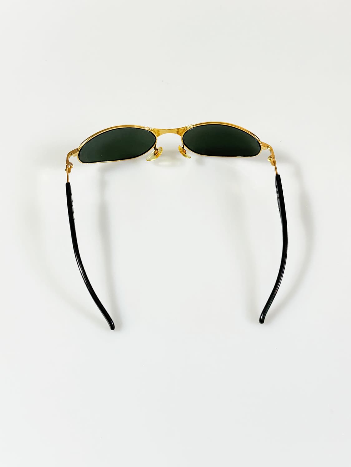 90s 골드 슬림 오벌 프레임 빈티지 선글라스 상품이미지5