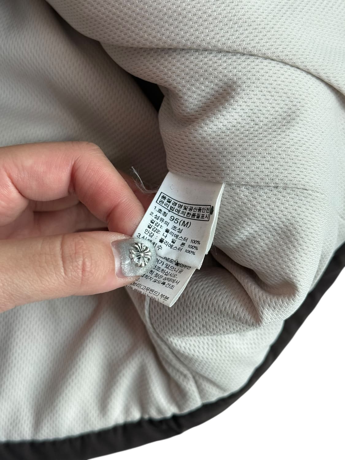 노스페이스 브라운 후리스 베스트 집업 상품이미지7