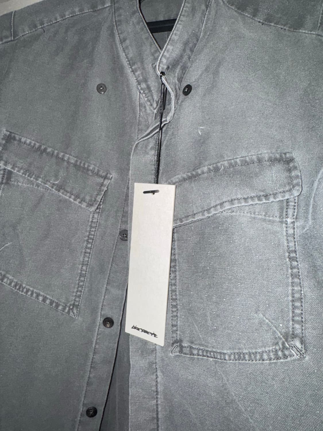 블랙멀(blackmerle) 필드셔츠 엑소 그레이 (s) 상품이미지8