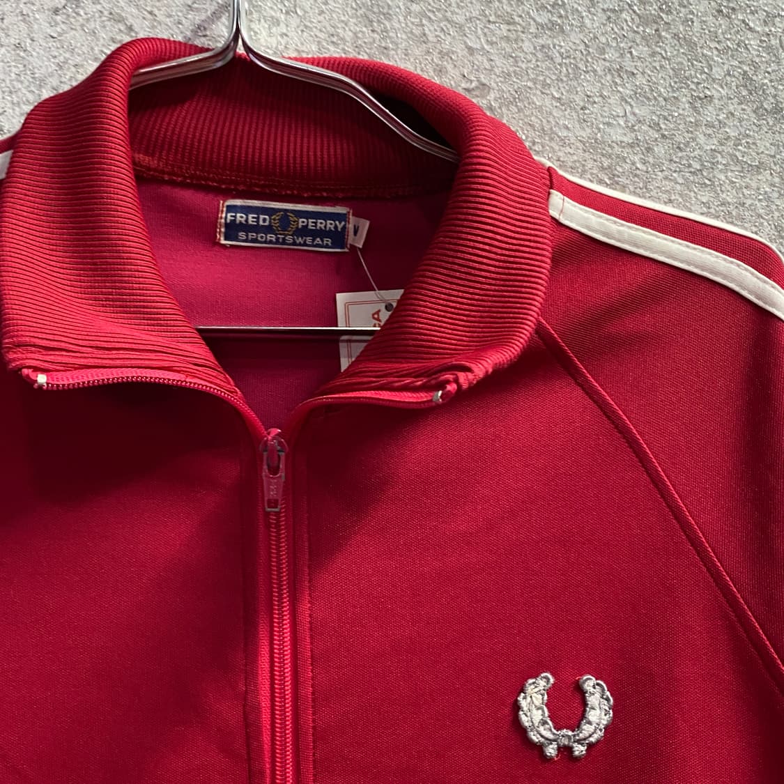 프레드페리 스몰로고 버건디 트랙탑 져지 B4597 상품이미지3