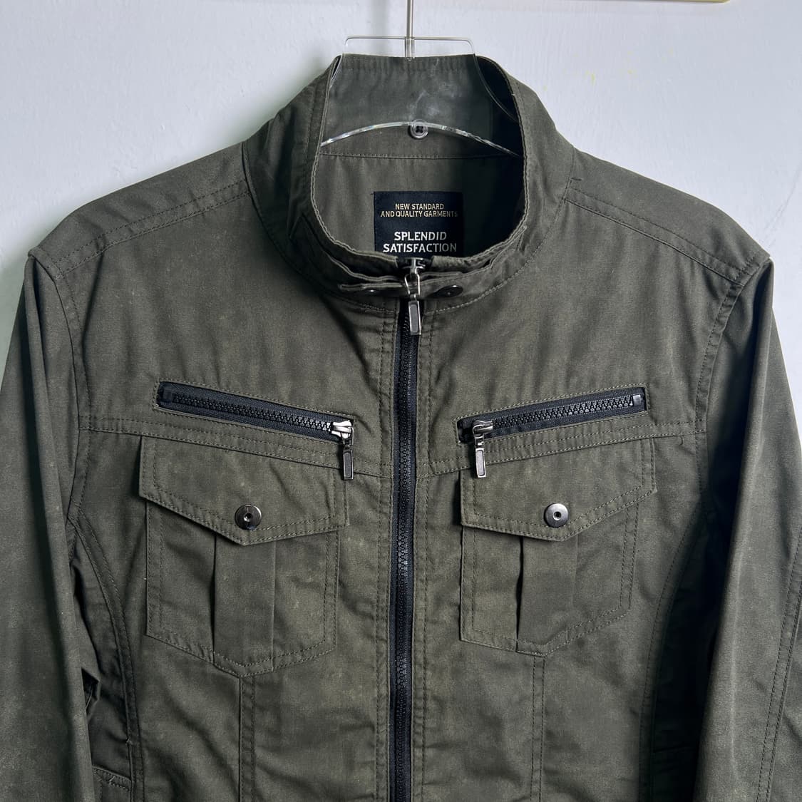 Splendid Satisfaction 카키 코튼 유틸리티 자켓 M 상품이미지4