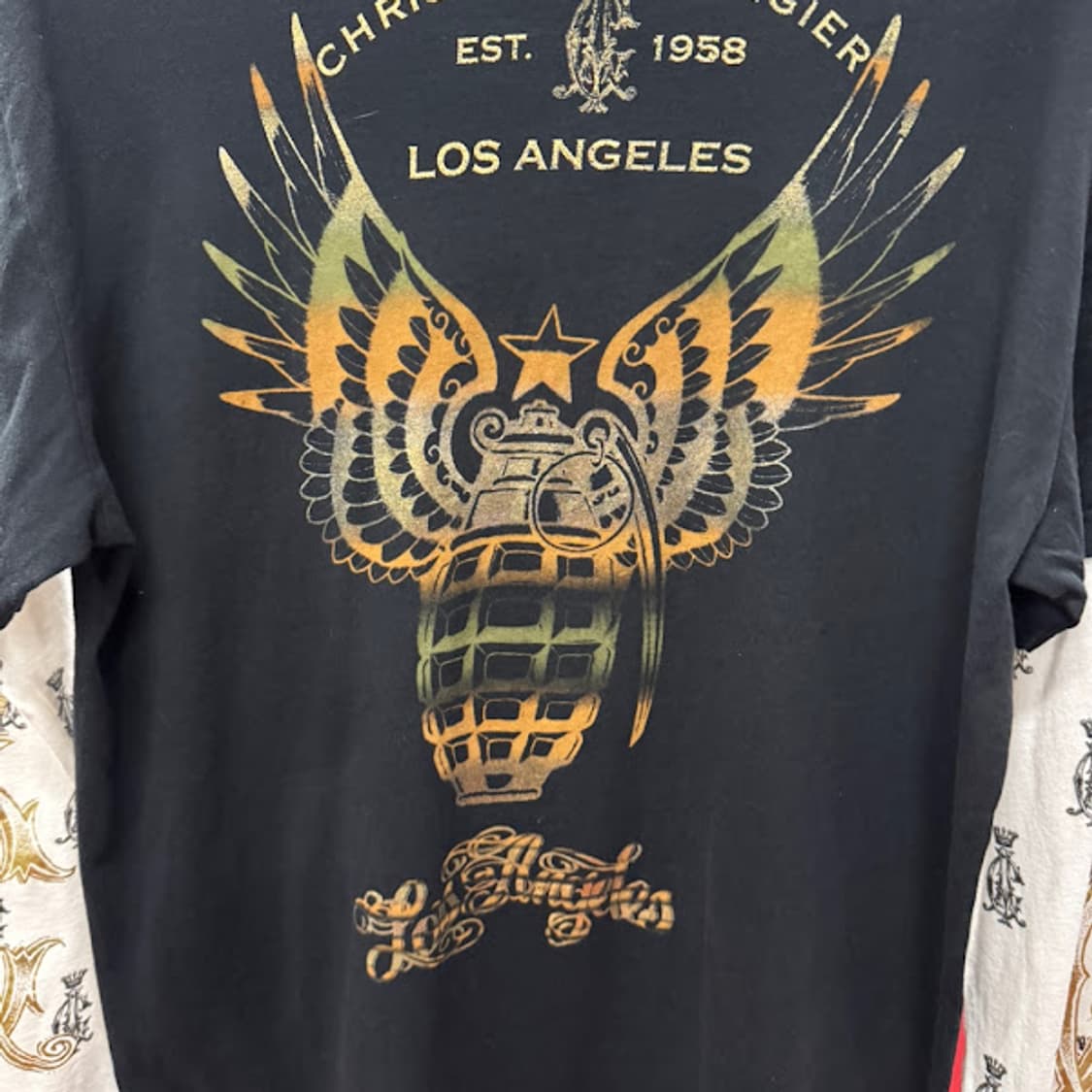 2000년대 빈티지 Christian Audigier 티셔츠 상품이미지6