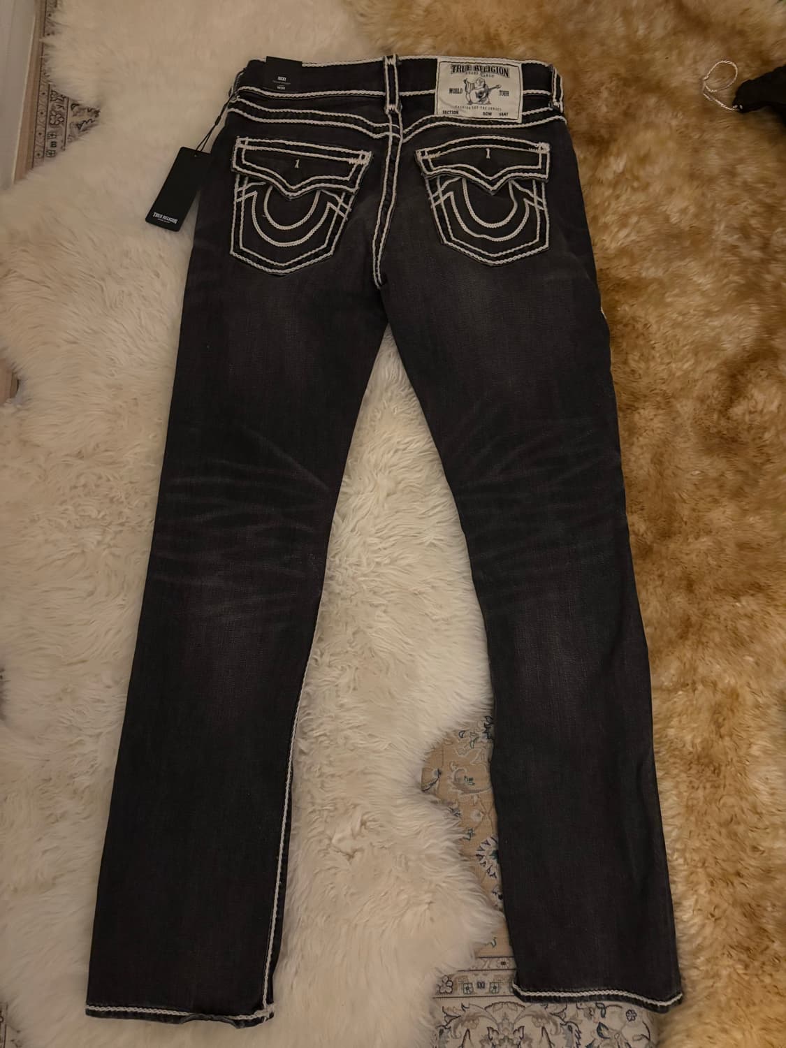 True Religion vintage black jeans 상품이미지3