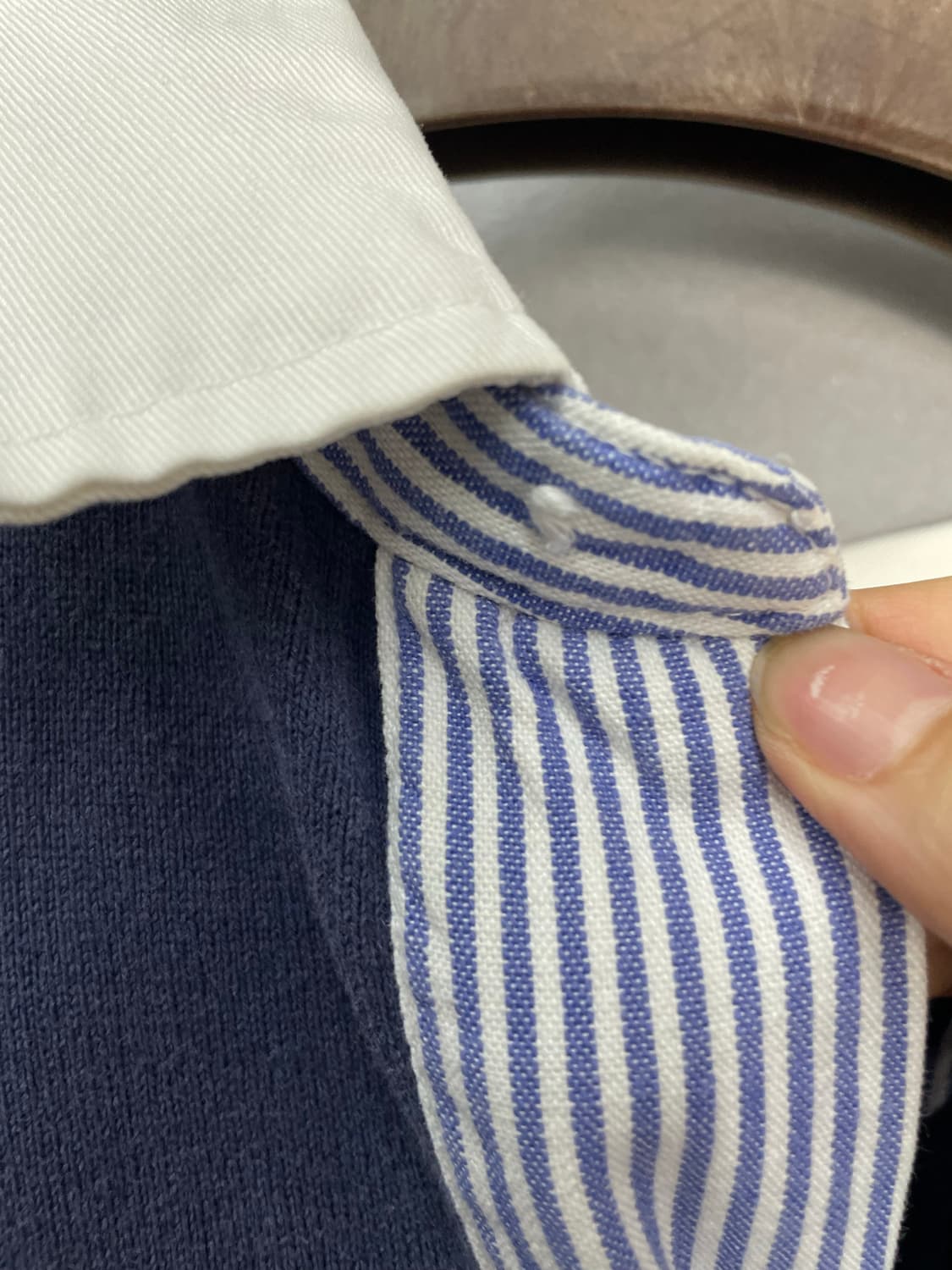 타미힐피커 올드스쿨 로고 네이비 카라 반팔 H2559 상품이미지8