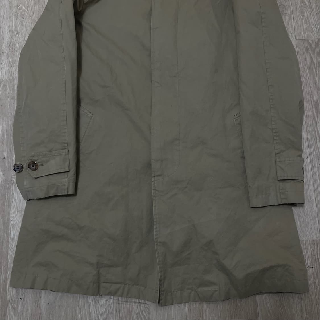 폴스미스 울 안감내피 싱글 트렌치 맥코트 M/95  상품이미지3