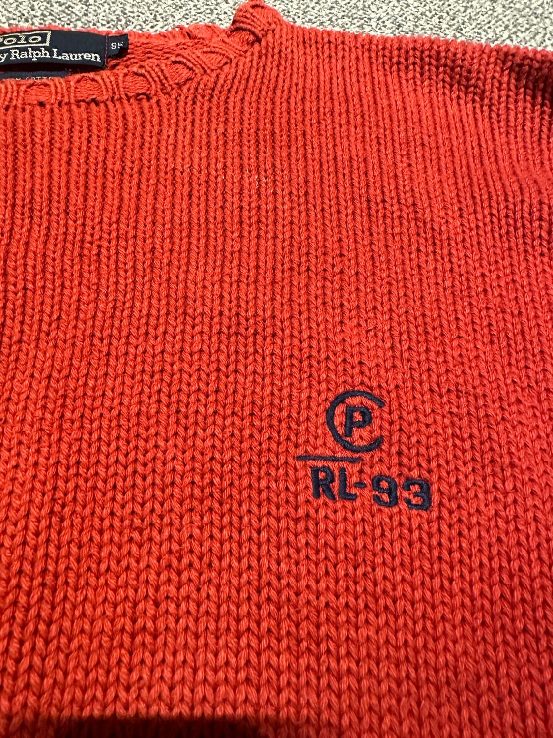 90s 폴로랄프로렌 코튼 니트 95 상품이미지2