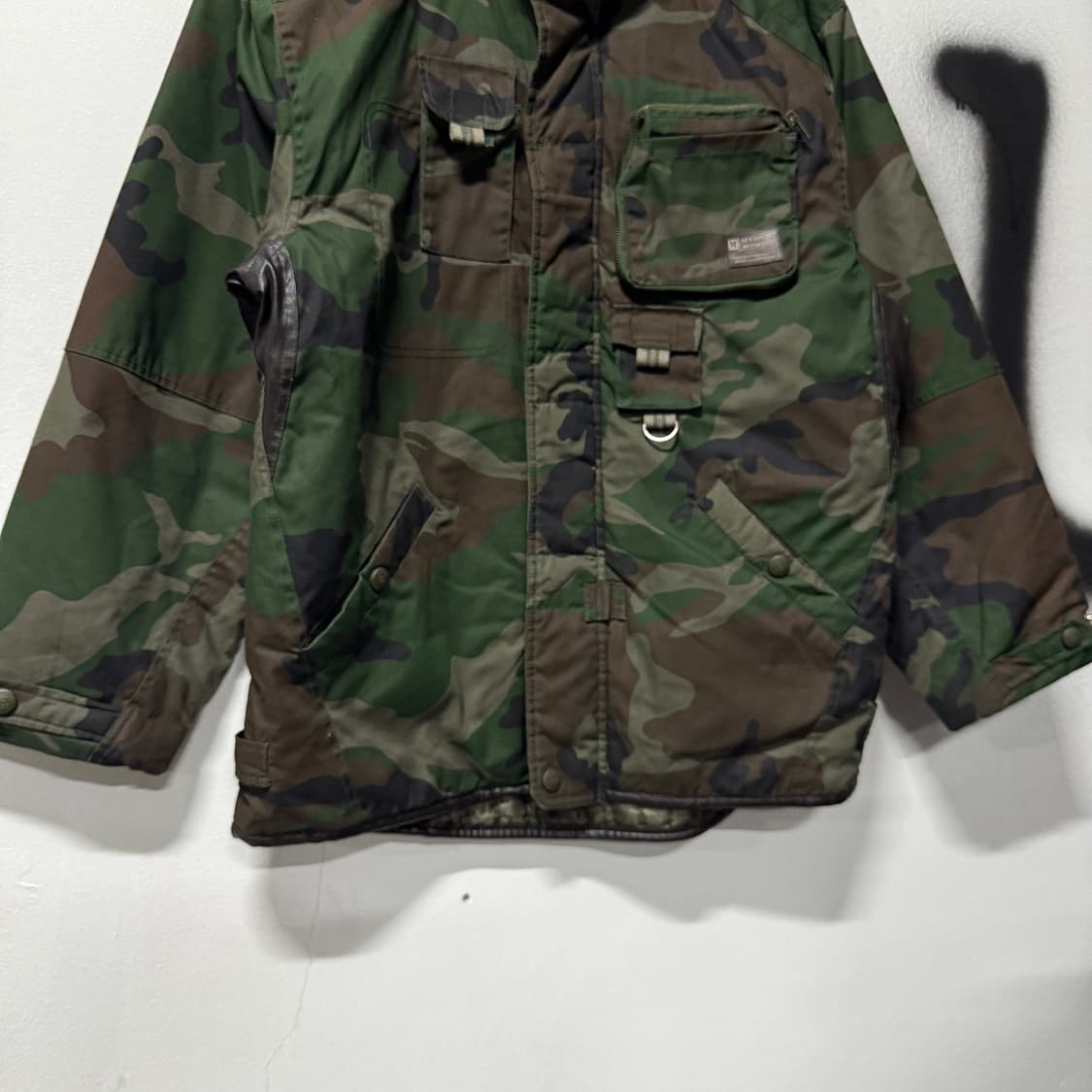 USA 빈티지 밀리터리 풀 카모 멀티포켓 유틸리티 필드 자켓 상품이미지4