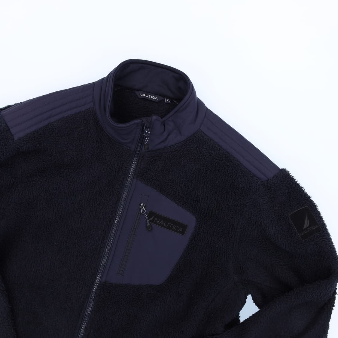 [XL] 노티카 빈티지 보아털 포켓 플리스 후리스 자켓 네이비 3849 상품이미지4