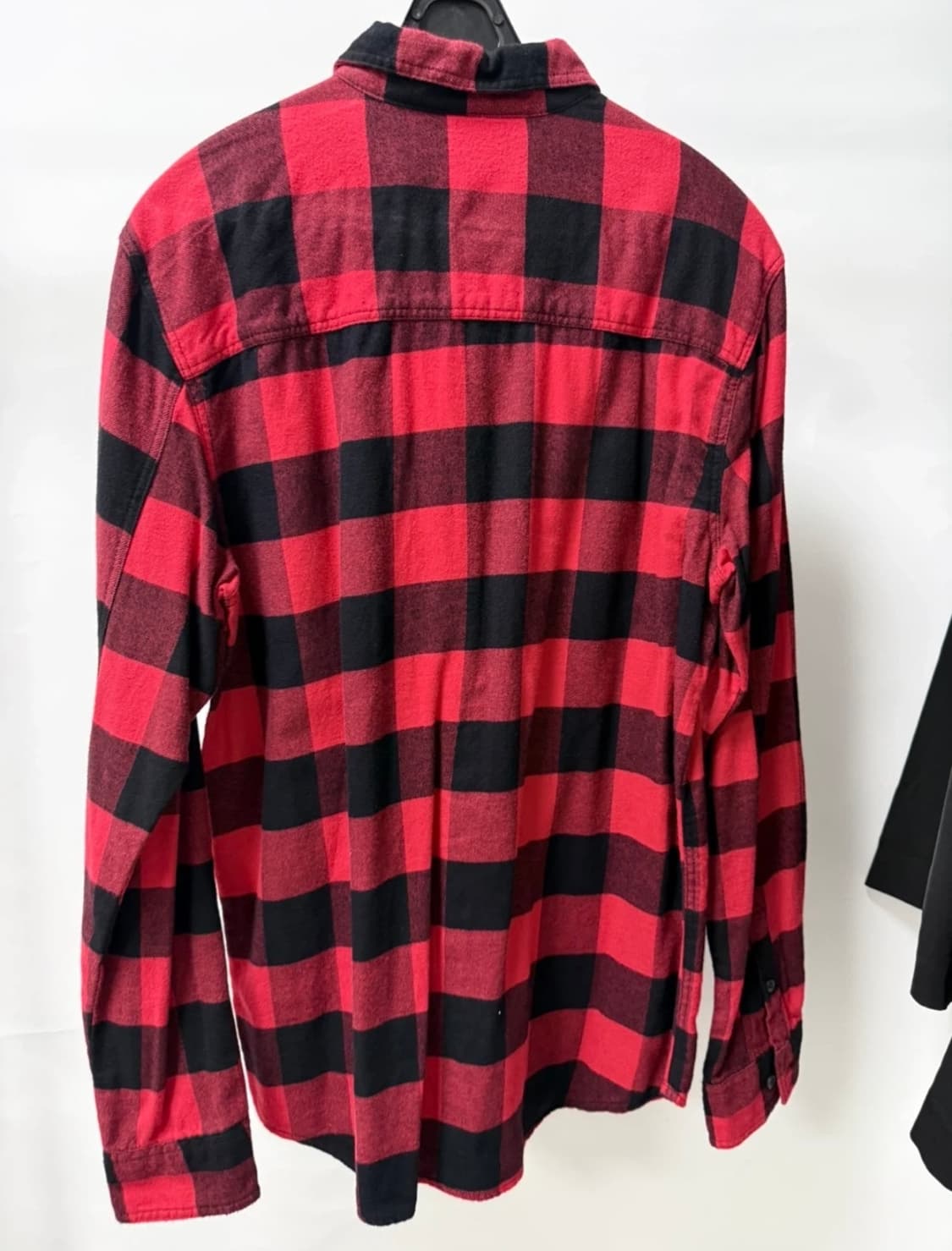 H&M 레드 투포켓 체크 셔츠 (S) 상품이미지6