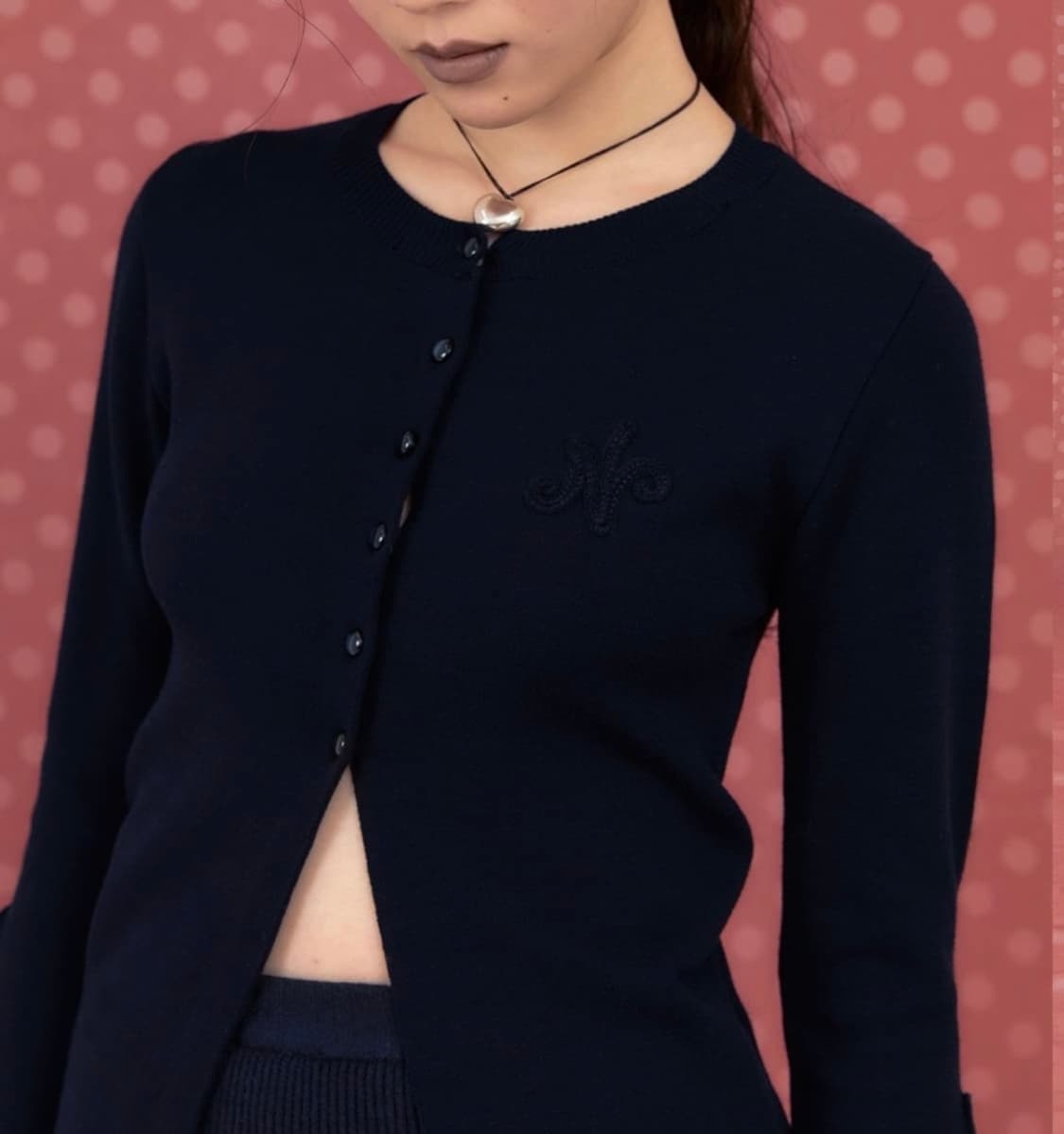 나비버스 가디건 네이비 s 상품이미지2