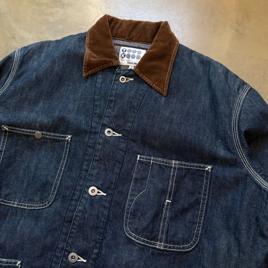 타케오 키쿠치 데님 블랭킷 초어 자켓 상품이미지3
