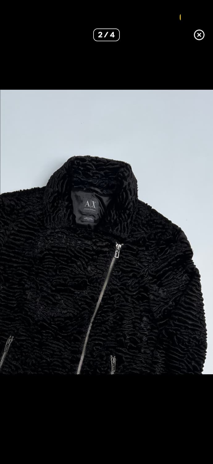 아르마니 익스체인지 벨루어 비대칭 자켓 상품이미지2