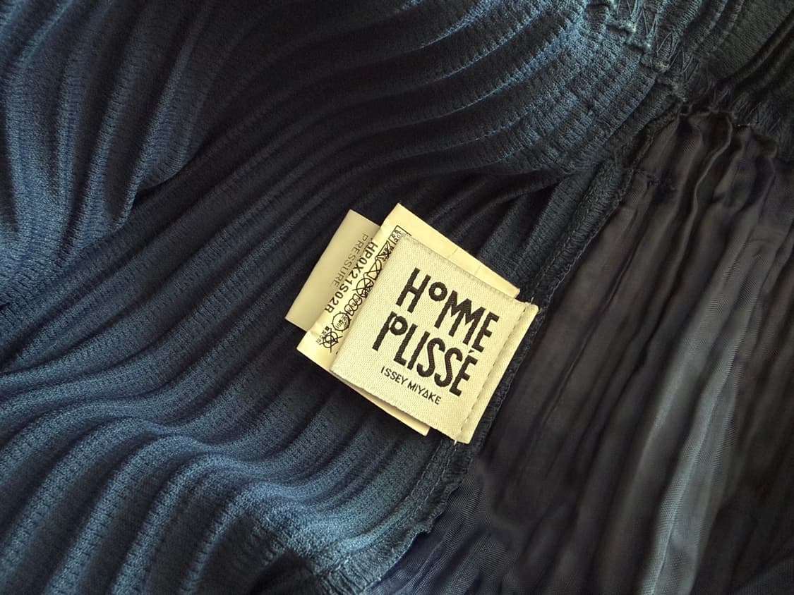 [3] Homme Plisse Straight Pants Blue 상품이미지4