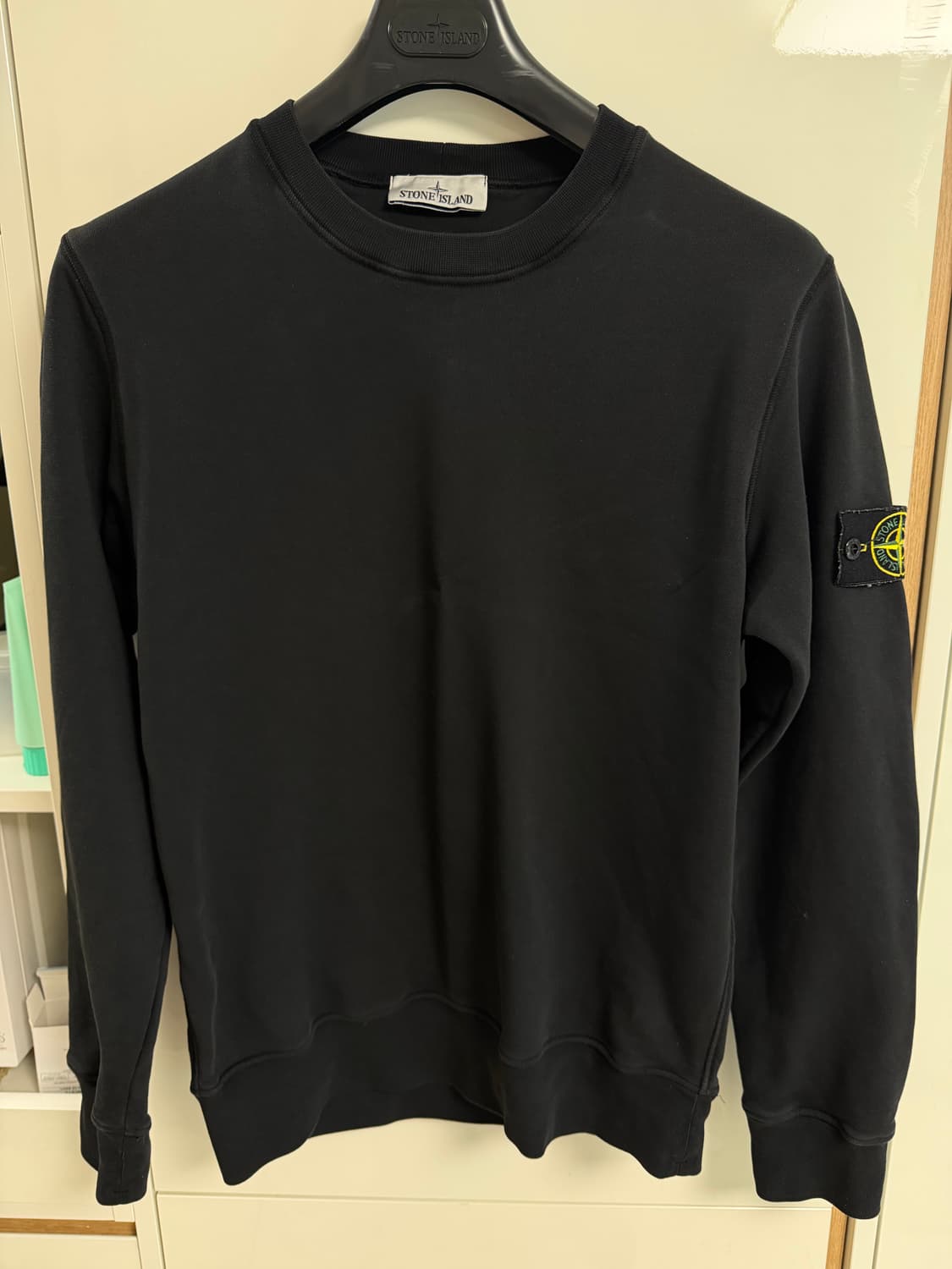 24ss/nfc 스톤아일랜드 맨투맨 블랙 M 상품이미지1