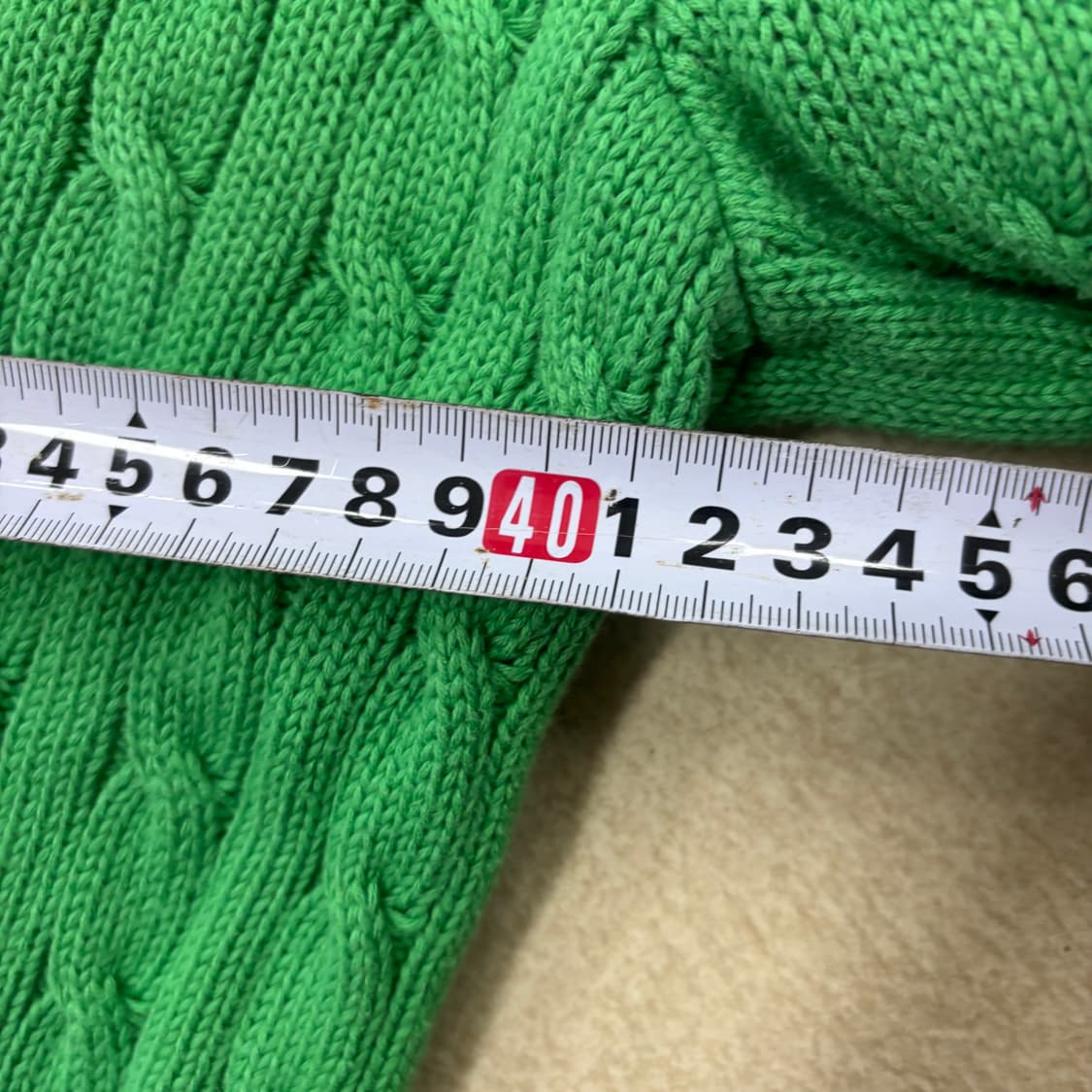 폴로 랄프로렌 그린 포니 케이블 니트 상품이미지5