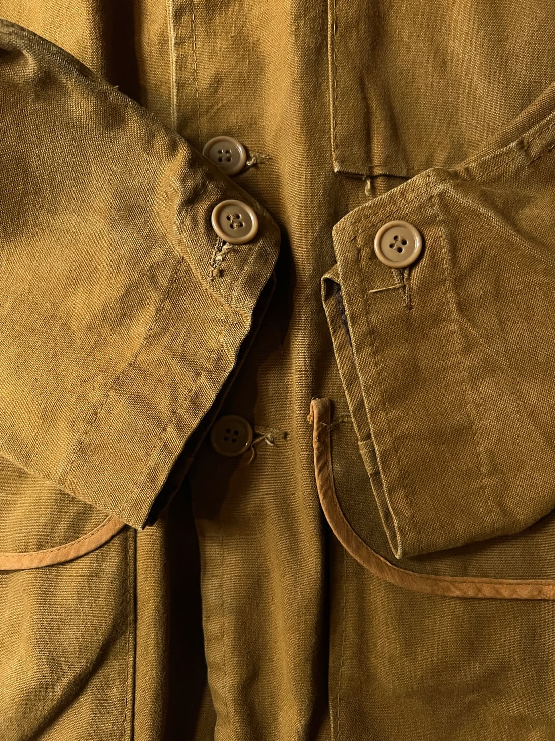 [M]60's Bullseye Bill 체크라이닝 덕 캔버스 헌팅 자켓 상품이미지6