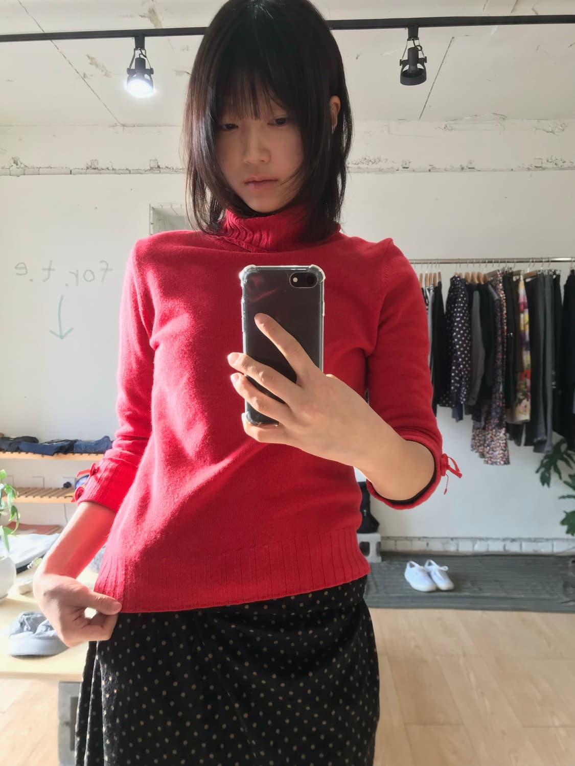 red ribbon knit 상품이미지1