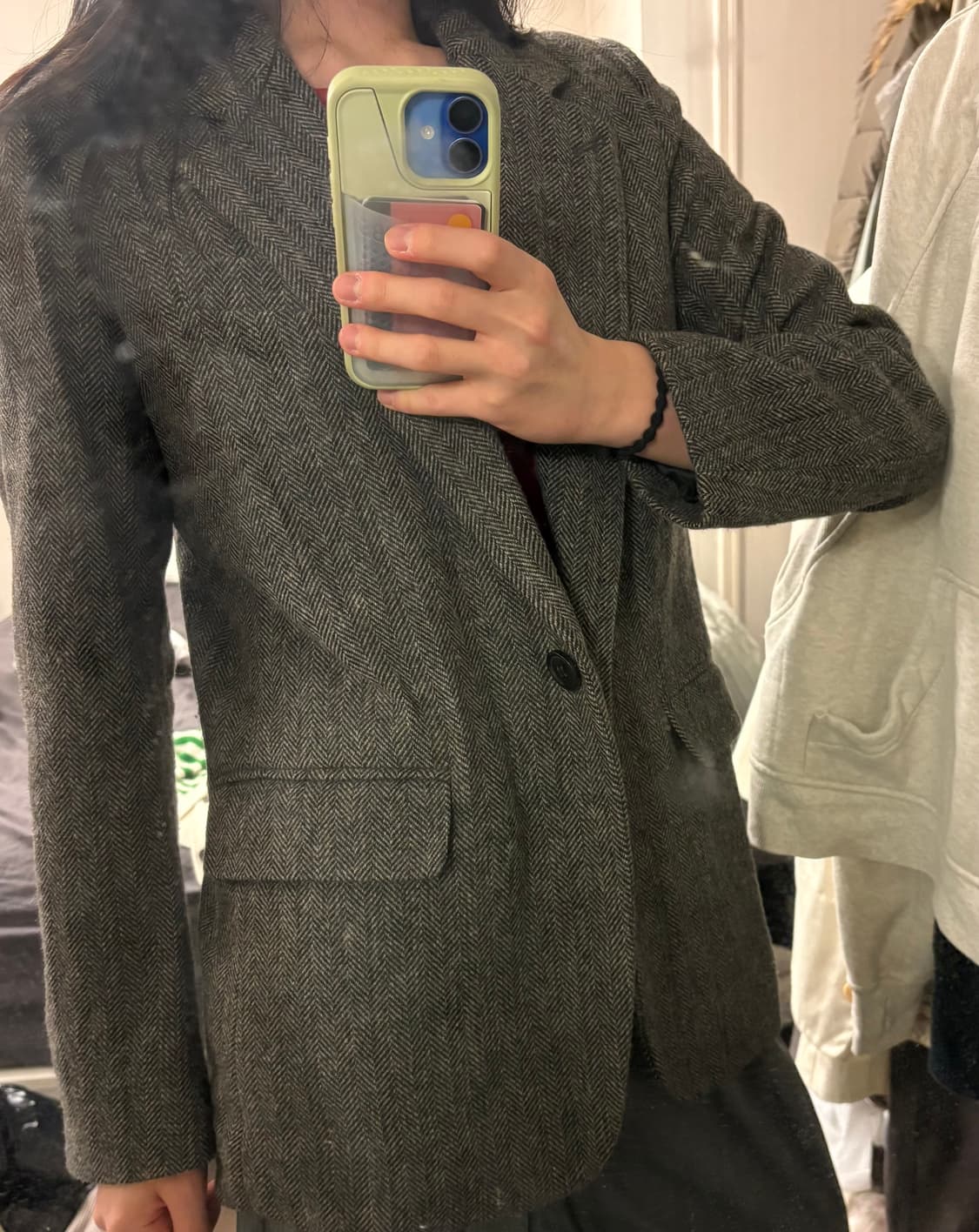 Moani 헤링본 울자켓 상품이미지2