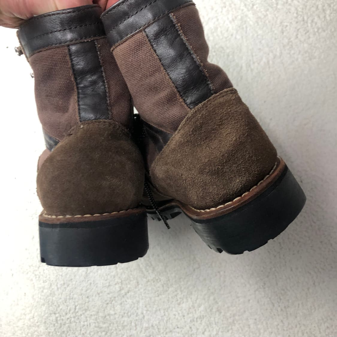 비브람솔 빈티지 브라운 워커 부츠 상품이미지6