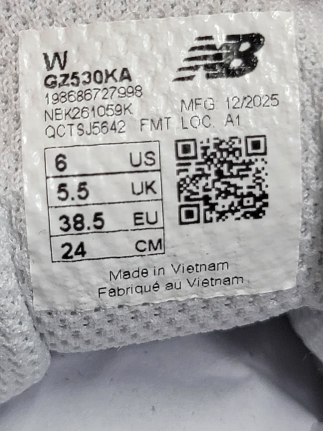 (240)뉴발란스 주니어  530 스틸 그레이[대전 직거래도 가능] 상품이미지9