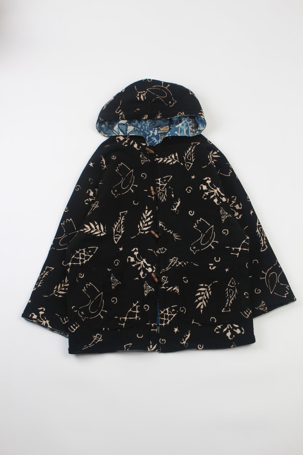 AMONAVIA Reversible Indigo Duffel Jacket 상품이미지6