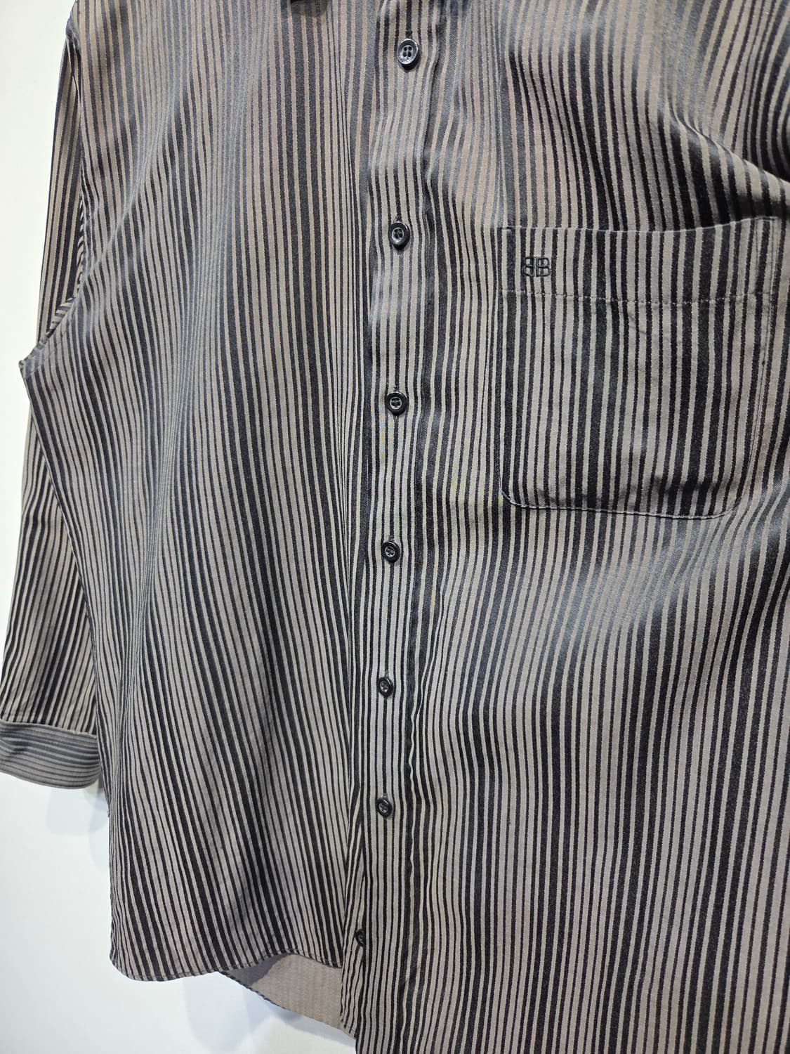 발렌시아가 파리 라이센스 빈티지 스트라이프 긴팔 셔츠 상품이미지6