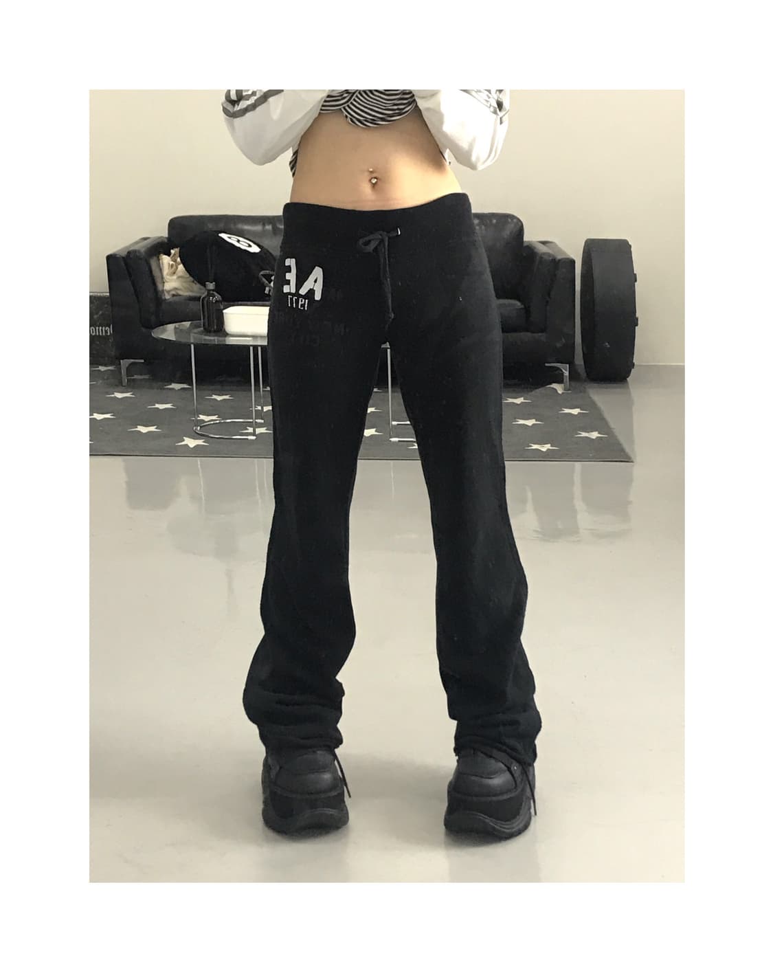American Eagle Graphic Cotton Pants 상품이미지1