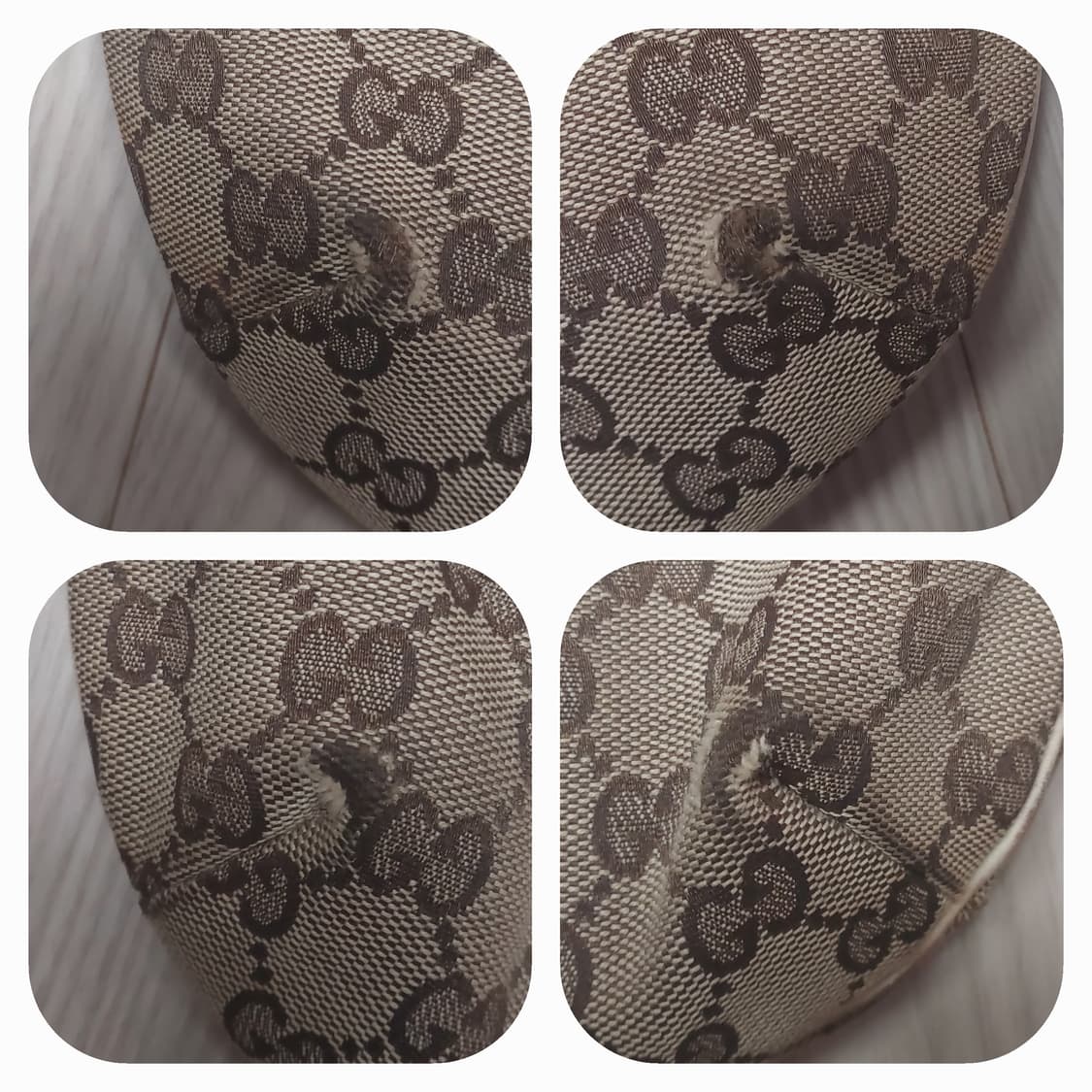 구찌 로얄 GG 캔버스 레더 호보백 (정품) 상품이미지8