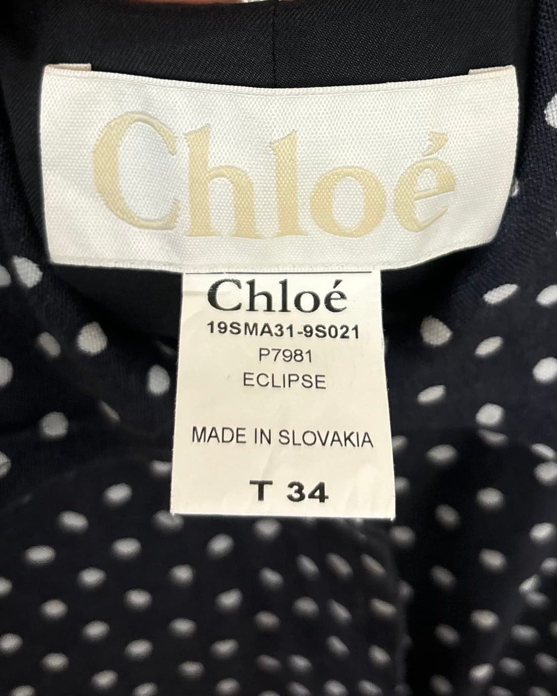 끌로에 네이비 도트 자켓 상품이미지7