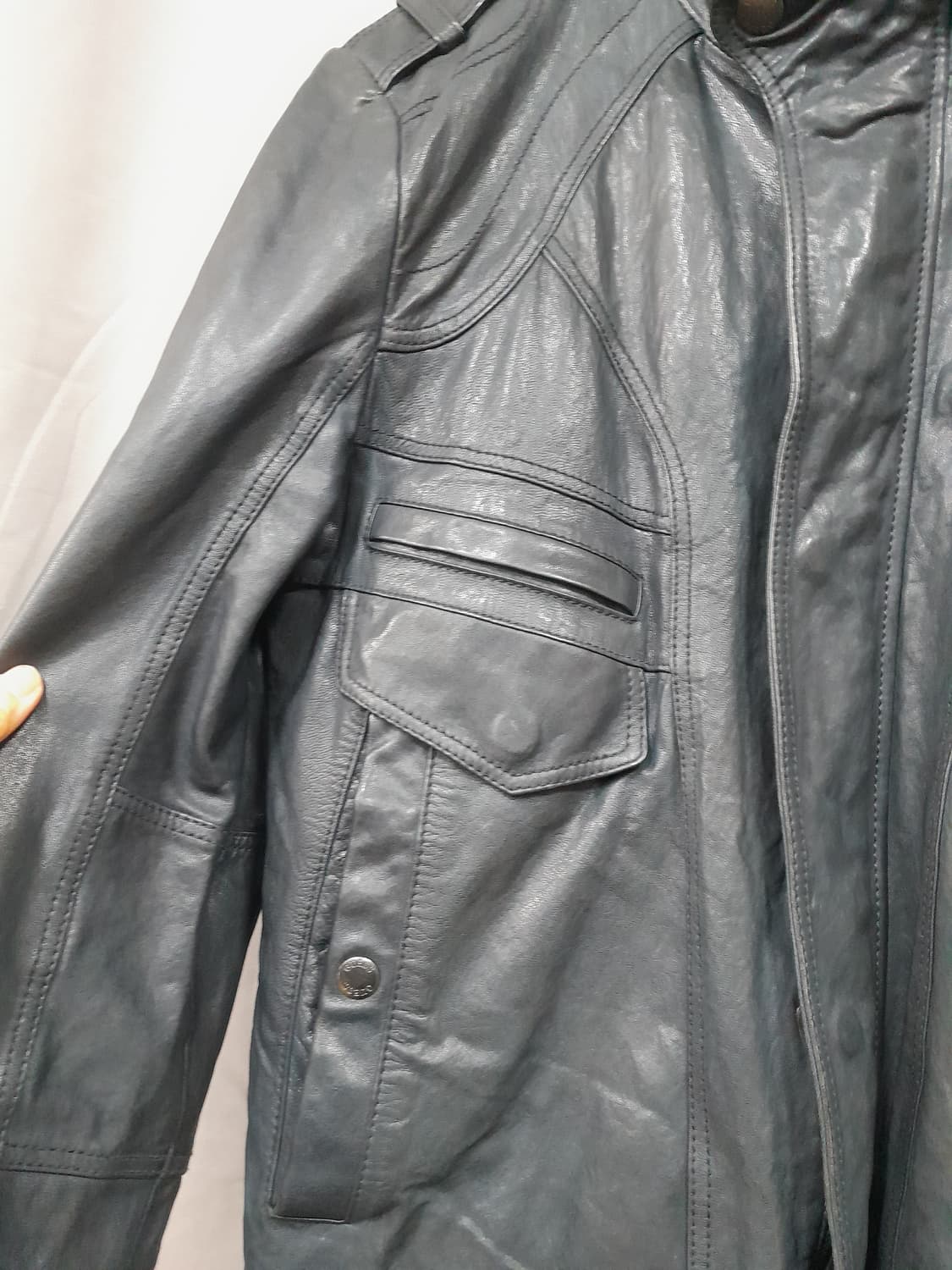 게스 양가죽 자켓  상품이미지3