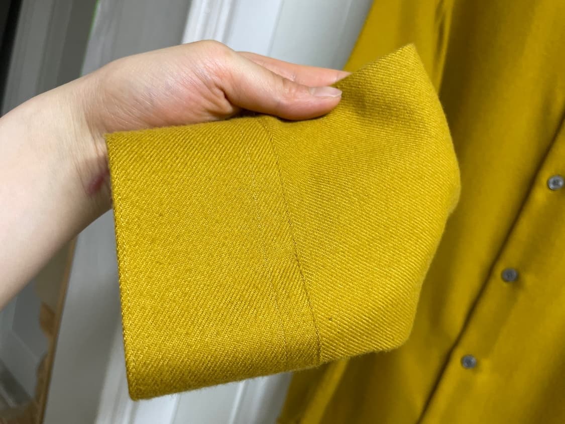 랑방 머스타드색 셔츠 상품이미지6