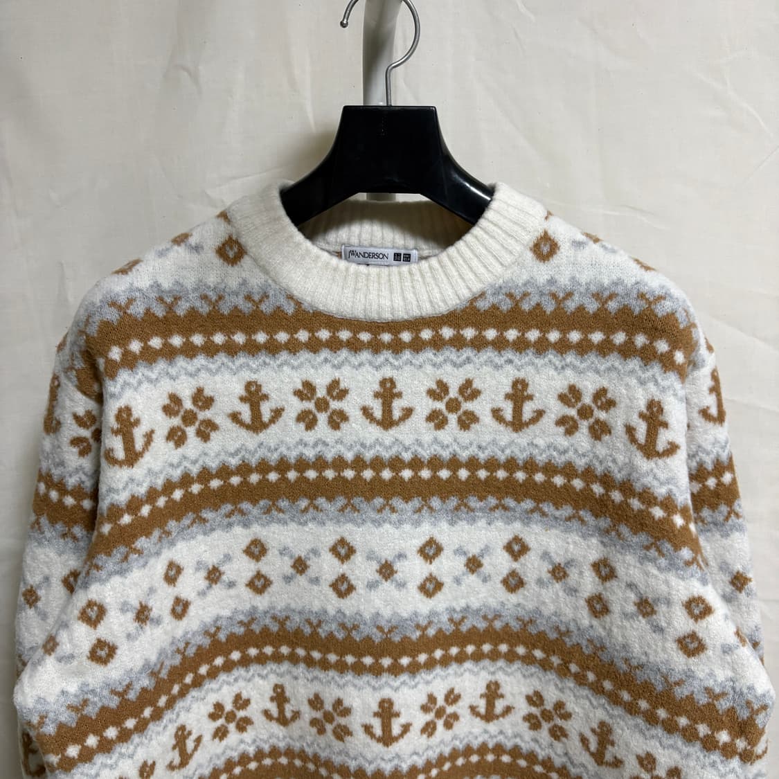 유니클로 X JW앤더슨 노르딕 니트 / 아이보리, M 상품이미지2