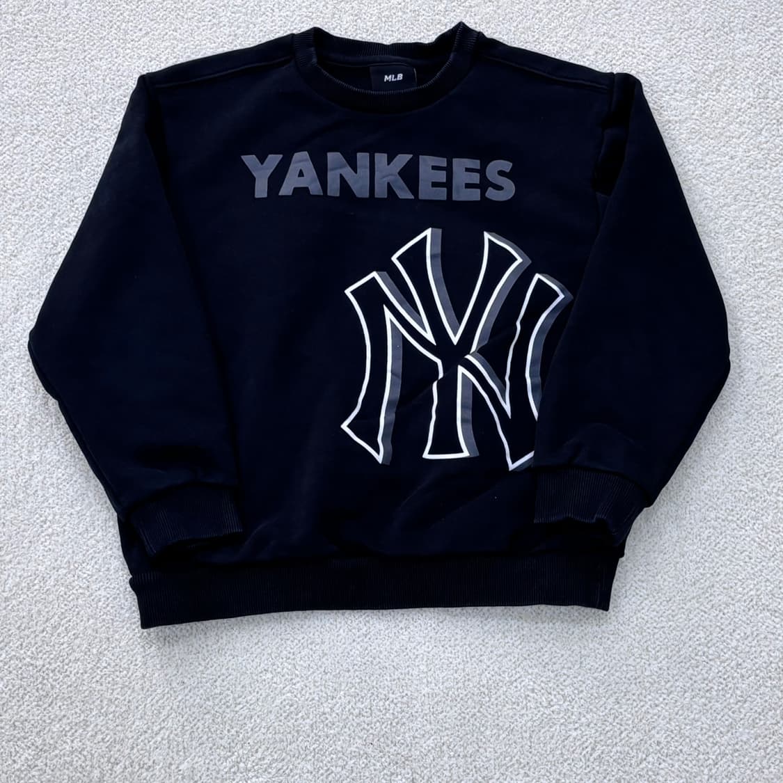 130 MLB 베이직 로고 맨투맨 티셔츠 0306E 상품이미지1