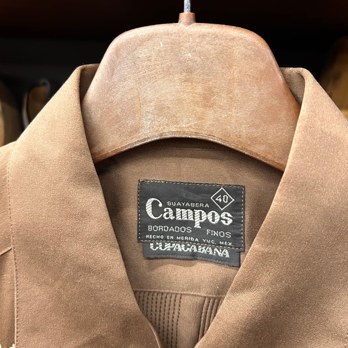 90s Campos 빈티지 쿠바 구아야베라 반팔 셔츠 N1725 상품이미지5