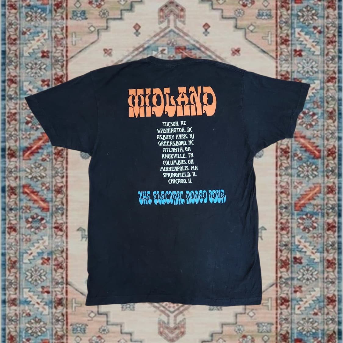 Midland 밴드 빈티지 그래픽 반팔티 (L) 상품이미지2