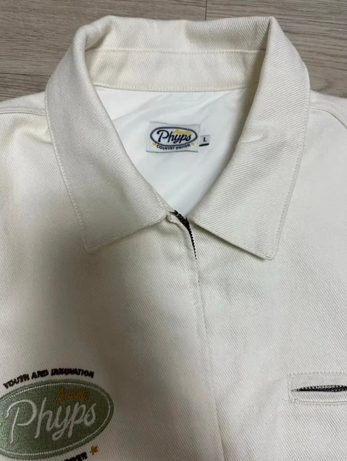 Phyps 화이트 워크자켓 상품이미지3