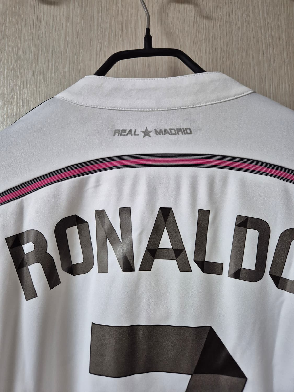 (정품) 아디다스 레알 마드리드 14 15 홈 호날두 긴팔 유니폼 100 상품이미지7