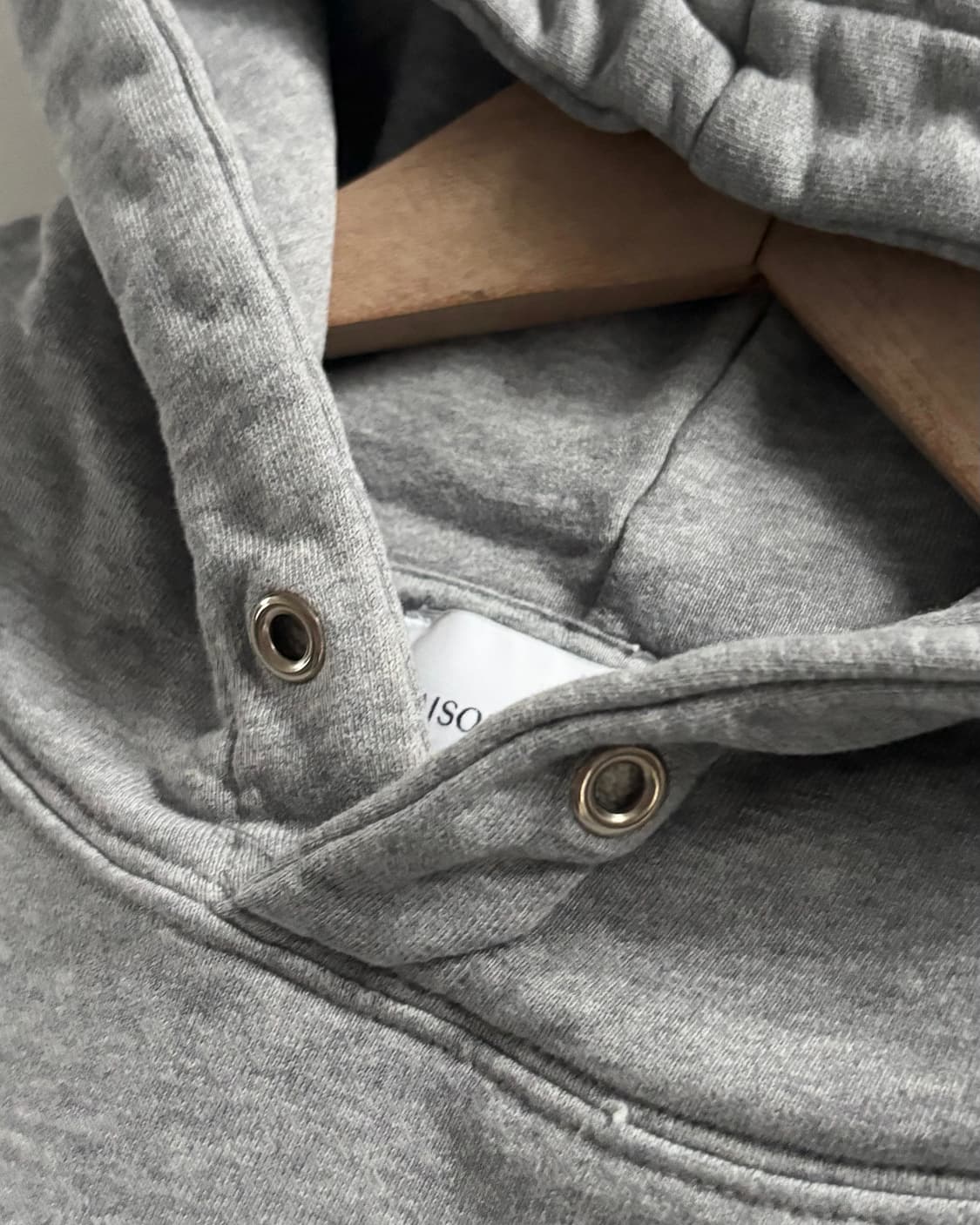 MaisonKitsune 메종키츠네 폭스패치 그레이컬러 후드티 상품이미지4