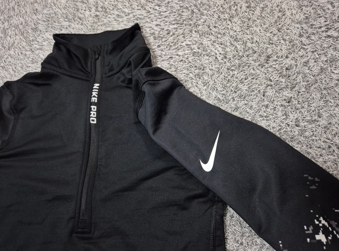 나이키 프로 여성 기모 하프 집업셔츠 L 상품이미지3