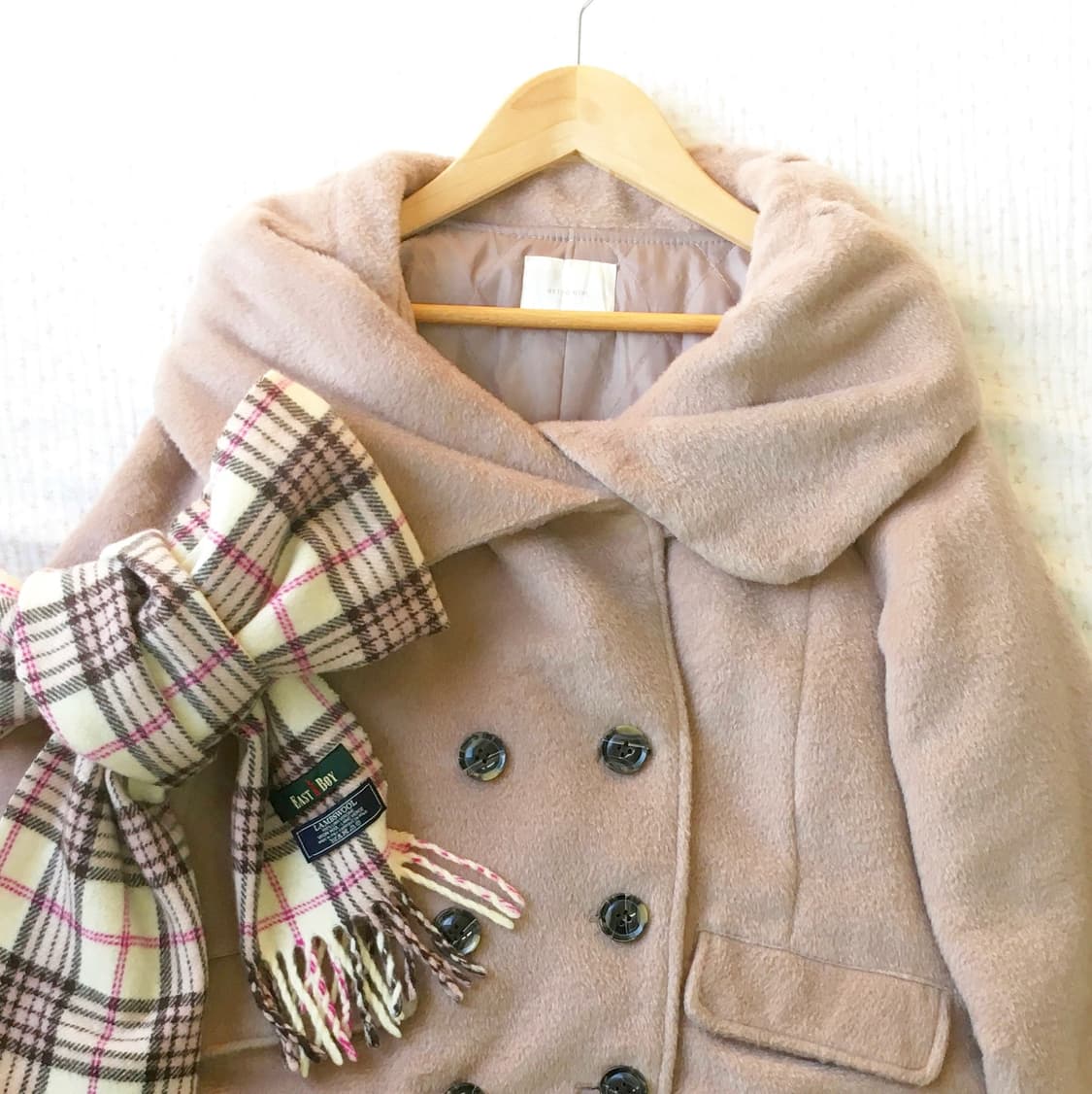 JPN/ 만두카라코트 숏코트 라떼코트 모리걸코트 상품이미지2