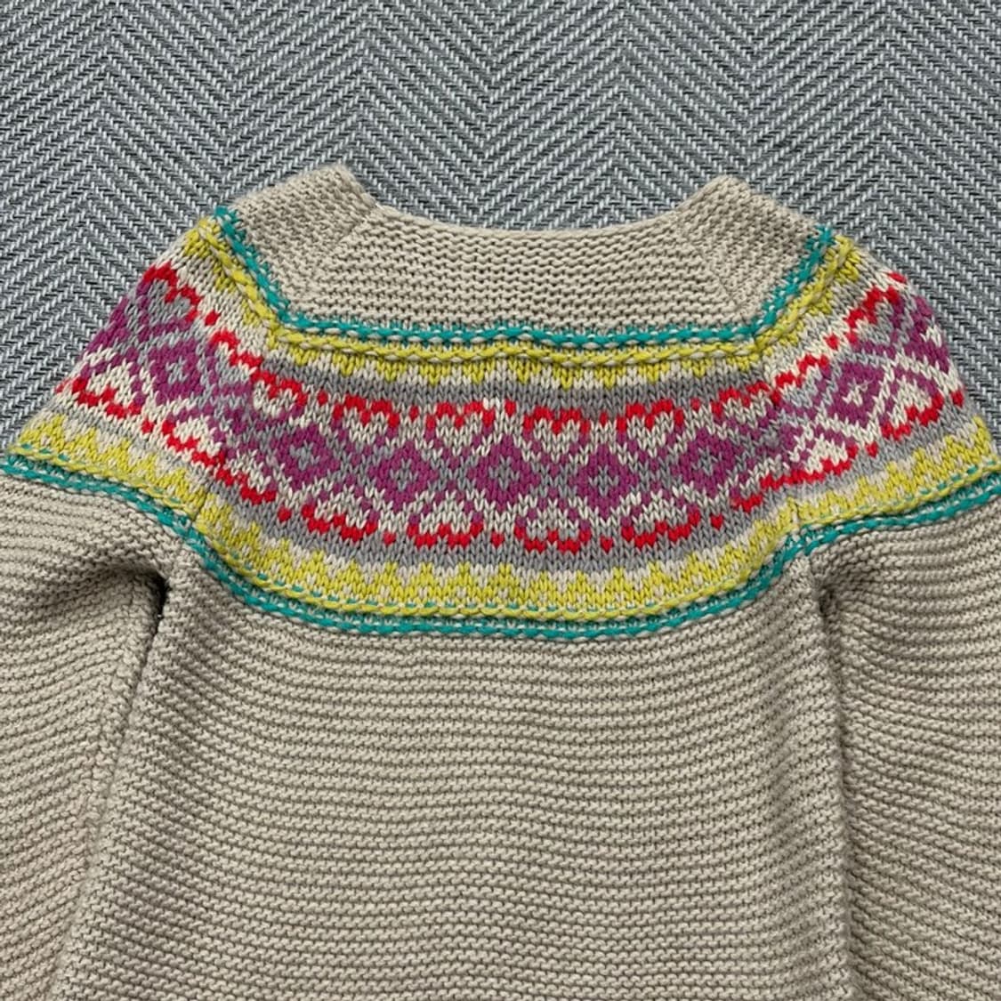 베네통 패턴 니트 가디건 v2047 상품이미지4